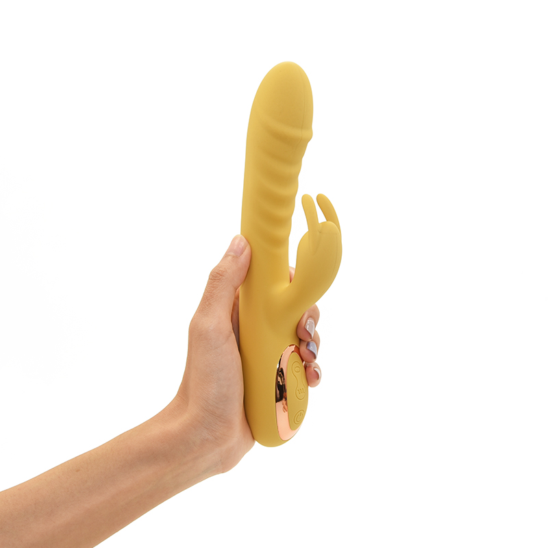 Giá xuất xưởng Big Rabbit Dildo Thrusting Vibrator Đồ chơi tình dục cho phụ nữ 10 tần số rung động